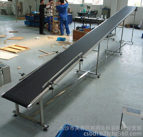 输送带 爬坡输送线 pvc pu输送带定制 食品皮带输送线定制